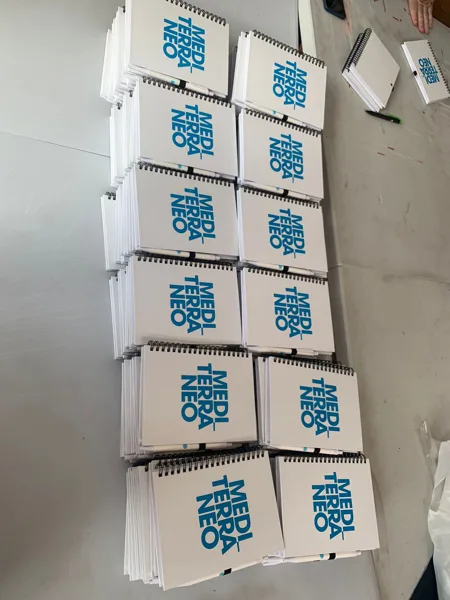 Libretas Mediterráneo: muestra de trabajo de STAMPACOS