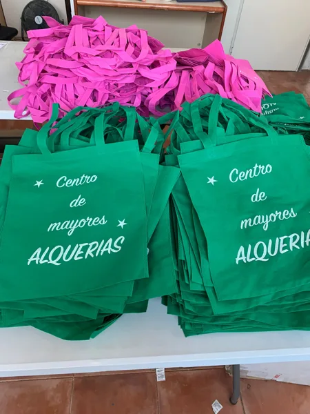 Tote bags personalizadas: muestra de trabajo de STAMPACOS