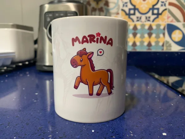 Taza Marina: muestra de trabajo de STAMPACOS