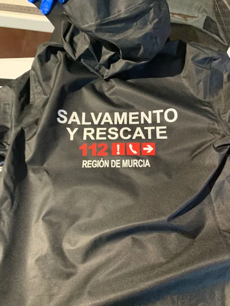 Prenda de salvamento: muestra de trabajo de STAMPACOS