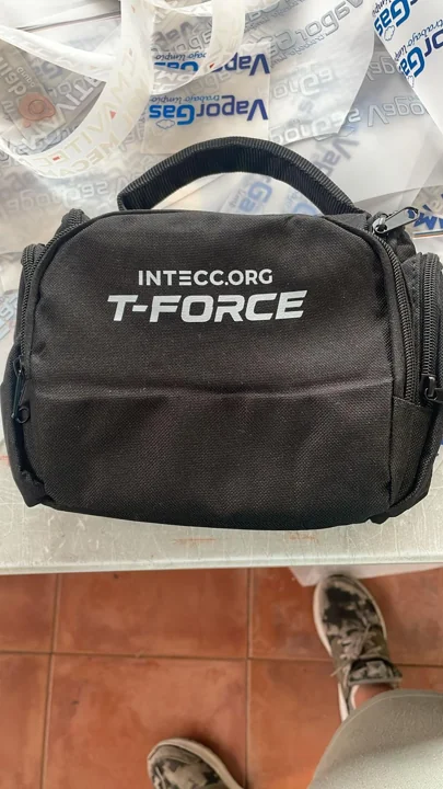 Bolsa de transporte T-Force: fotografía real de un trabajo realizado en STAMPACOS
